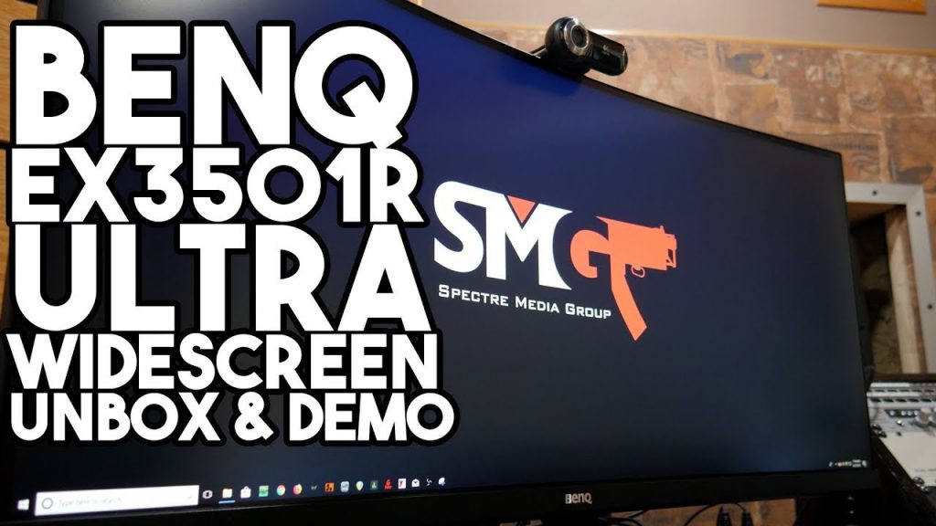 BenQ EX3501R Ultra Wide CURVED Monitor Unbox & Demo
