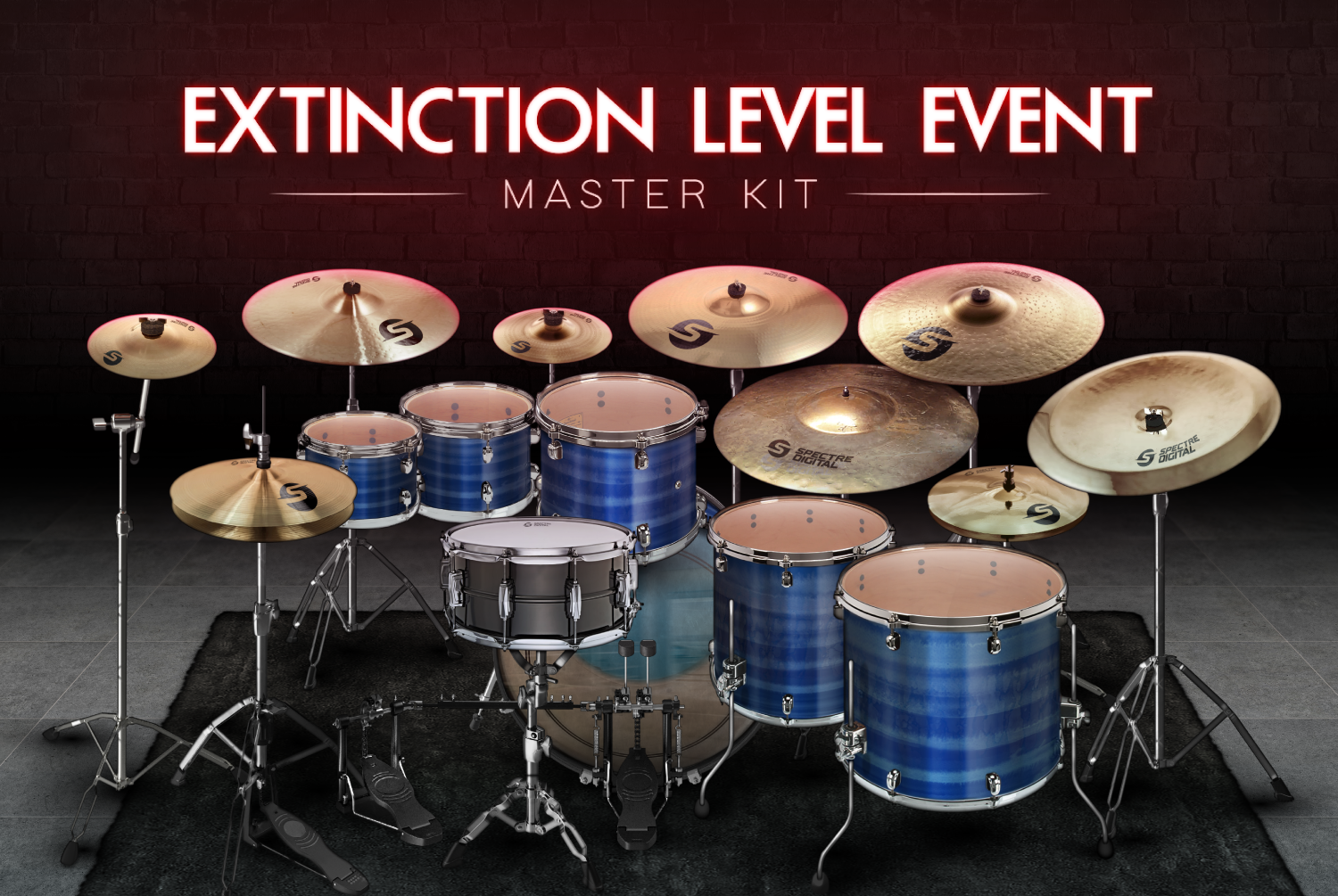Extinction Level Event Master Kit drum plugin UI