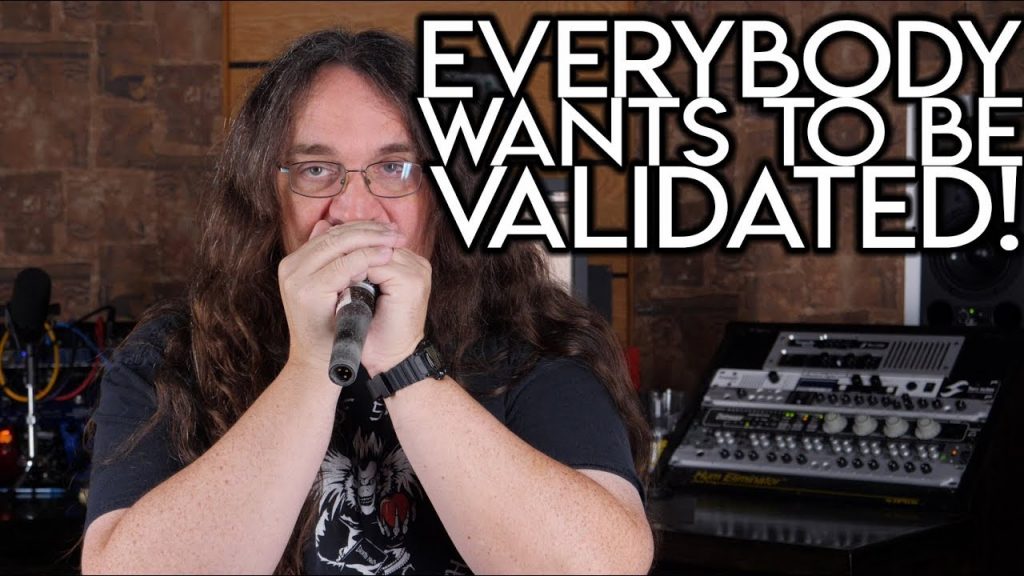 Everybody wants to be validated_Glenn Fricker