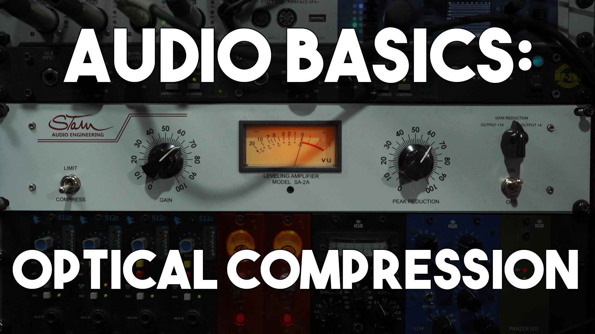 Audio Basics Optical Compression