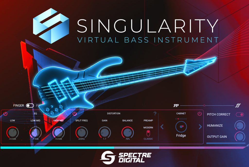 Singularity Virtual Bass plugin for rock and metal.