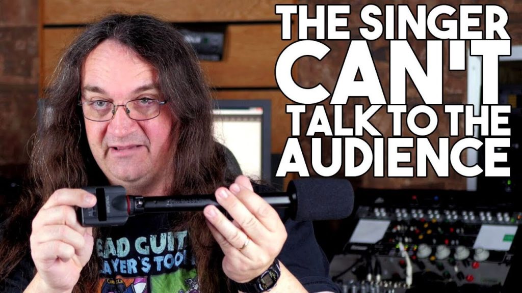 The Singer CAN'T TALK to the AUDIENCE?