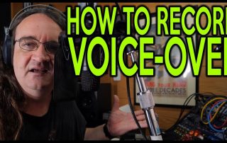 Voice over recording tutorial