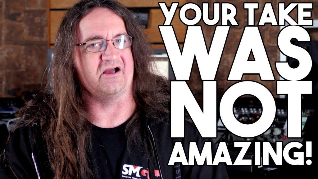 Your take WAS NOT amazing! (if you fixed it with pitch correction)